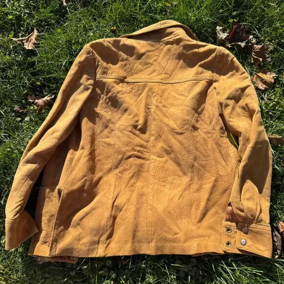 Vintage 1960s Leather Suede Jacket - Picture 5 of 5